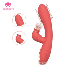 SacKnove Silicone Powerful Vagina Stimulation Dildo Sucking Massager G Spot Adult Vibrators In Sex Products Women